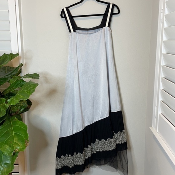 NWT Adeam Lace Up Pleated Slip Dress - Picture 14 of 16
